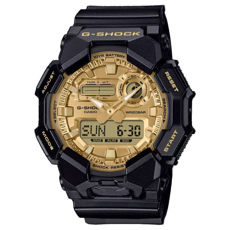 Reloj G-SHOCK Casio Negro y Dorado Hombre Carbon Core Guard GA-010GGB-1A9ER Reloj G-SHOCK Casio Negro y Dorado Hombre Carbon Core Guard GA-010GGB-1A9ER