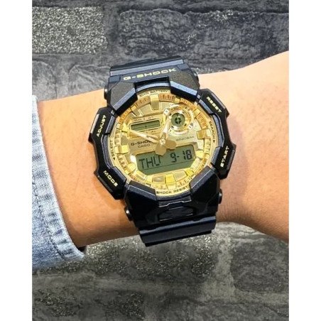 Reloj G-SHOCK Casio Negro y Dorado Hombre Carbon Core Guard GA-010GGB-1A9ER