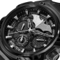 Set Reloj + Pulsera POLICE Crusader Hombre - Edición Limitada BATMAN - Diseño Murciélago IP Negro | 5 ATM | PEWGQ0089901-SET