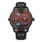 Reloj POLICE Huntley Hombre - Cronógrafo Brazalete de Piel - Dial Negro con Esfera Efecto Tornasol | 5 ATM | PEWJA0022001 Reloj POLICE Huntley Hombre - Cronógrafo Brazalete de Piel - Dial Negro con Esfera Efecto Tornasol | 5 ATM | PEWJA0022001