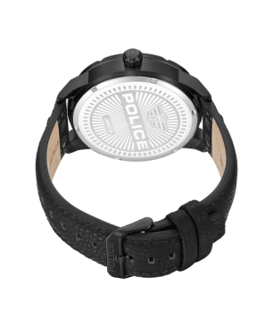 Reloj POLICE Huntley Hombre - Cronógrafo Brazalete de Piel - Dial Negro con Esfera Efecto Tornasol | 5 ATM | PEWJA0022001