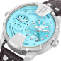 Reloj POLICE Huntley Hombre - Cronógrafo Brazalete de Piel Marrón - Dial Blanco con Esfera Azul | 5 ATM | PEWJA0022002 Reloj POLICE Huntley Hombre - Cronógrafo Brazalete de Piel Marrón - Dial Blanco con Esfera Azul | 5 ATM | PEWJA0022002