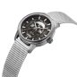 Reloj POLICE Raho Hombre - Brazalete de Acero Malla Milanesa - Esfera Negra con Detalle Calavera | 5 ATM | PEWJG0005505 Reloj POLICE Raho Hombre - Brazalete de Acero Malla Milanesa - Esfera Negra con Detalle Calavera | 5 ATM | PEWJG0005505