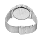 Reloj POLICE Rissington Hombre - Brazalete de Acero Malla Milanesa - Esfera Negra con Calavera Gris | 5 ATM | PEWJG2227902