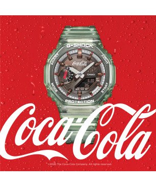 Reloj G-SHOCK Casio Coca-Cola Hombre Edición Especial 140 Aniversario GA-2100CC-3AER