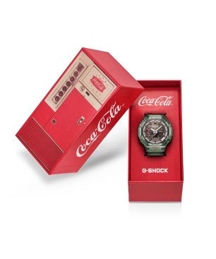 Reloj G-SHOCK Casio Coca-Cola Hombre Edición Especial 140 Aniversario GA-2100CC-3AER