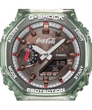 Reloj G-SHOCK Casio Coca-Cola Hombre Edición Especial 140 Aniversario GA-2100CC-3AER