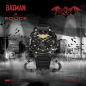 Set Reloj + Pulsera POLICE Crusader Hombre - Edición Limitada BATMAN - Murciélago Dorado e IP Negro | 5 ATM | PEWGQ0089902-SET