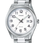 Reloj CASIO Hombre -  Analógico Correa Acero Inoxidable y Esfera Blanca | 5 ATM | LTP-1302PD-7BVEG