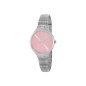 Reloj MAREA Mujer - Brazalete de Acero y Caja 32mm - Esfera Rosa con Cristales Brillantes | 3 ATM | B54275/2