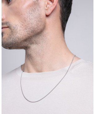 Collar VICEROY Beat Hombre - Cadena con Eslabones de Acero | 55+5 cm | 14130C01000