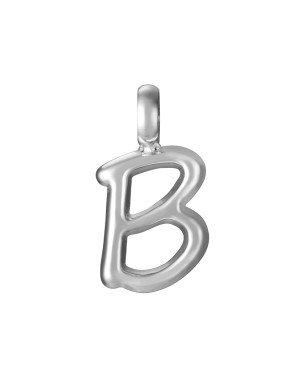 Charm VICEROY Chic Mujer - Letra B Acero Plateado Para Colgante | 1,5 cm | 15212M01000B