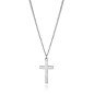 Collar VICEROY Air Hombre - Cadena con Colgante de Cruz - Acero Plateado | 50 +5 cm | 14212C01000