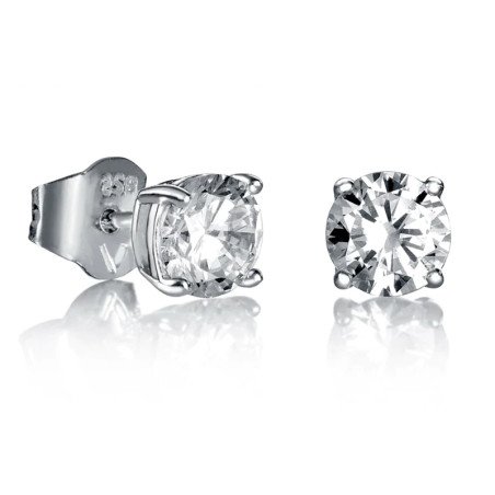 Pendientes VICEROY Elegant Mujer - Joyas de Plata de Ley y Circonitas | 7mm | 21000E000-30