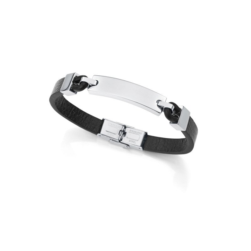 Pulsera VICEROY Magnum Hombre - Placa de Acero y Piel Marrón Oscuro | 21,5 cm | 15170P01011 Pulsera VICEROY Magnum Hombre - Placa de Acero y Piel Marrón Oscuro | 21,5 cm | 15170P01011