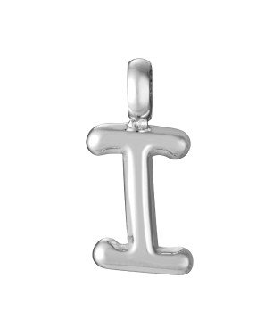 Charm VICEROY Chic Mujer - Letra I de Acero Para Colgante | 1,5 cm | 15212M01000I