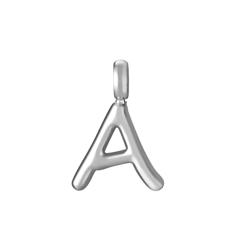 Charm VICEROY Chic Mujer - Letra A de Acero Para Colgante | 1,5 cm | 15212M01000A Charm VICEROY Chic Mujer - Letra A de Acero Para Colgante | 1,5 cm | 15212M01000A