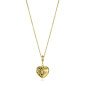 Collar VICEROY Love Mujer - Cadena de Acero IP Dorado con Colgante de Corazón con Interior | 42 +3 cm | 75436C01012 Collar VICEROY Love Mujer - Cadena de Acero IP Dorado con Colgante de Corazón con Interior | 42 +3 cm | 75436C01012