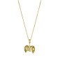 Collar VICEROY Love Mujer - Cadena de Acero IP Dorado con Colgante de Corazón con Interior | 42 +3 cm | 75436C01012 Collar VICEROY Love Mujer - Cadena de Acero IP Dorado con Colgante de Corazón con Interior | 42 +3 cm | 75436C01012