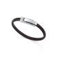 Pulsera VICEROY Air Hombre - Piel Trenzada Color Marrón y Negro - Cierre de Acero | 21,5 cm | 75444P01010 Pulsera VICEROY Air Hombre - Piel Trenzada Color Marrón y Negro - Cierre de Acero | 21,5 cm | 75444P01010
