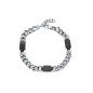 Pulsera VICEROY Magnum Hombre - Cadena con Eslabones de Acero con Detalles en IP Negro | 19,5 +3 cm | 14309P01000