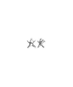 Pendientes UNOde50 Arcadia Mujer - Estrellas Irregulares Bañados en Plata de Ley | PEN1098MTL0000U
