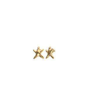 Pendientes UNOde50 Arcadia Mujer - Estrellas Irregulares de Acero Bañadas en Oro 18kt | PEN1098ORO0000U