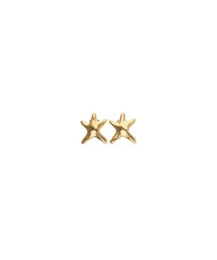 Pendientes UNOde50 Arcadia Mujer - Estrellas Irregulares de Acero Bañadas en Oro 18kt | PEN1098ORO0000U