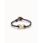 Pulsera UNOde50 Free Mujer - Tiras de Cuero con Detalle Mariposa y Cierre de Acero Baño en Oro 18k | 15-17cm | PUL2389MARORO0M Pulsera UNOde50 Free Mujer - Tiras de Cuero con Detalle Mariposa y Cierre de Acero Baño en Oro 18k | 15-17cm | PUL2389MARORO0M