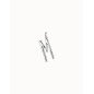 Charm UNOde50 Unisex - Letra M de Acero Bañado en Plata de Ley | CHA0013MTL0000U Charm UNOde50 Unisex - Letra M de Acero Bañado en Plata de Ley | CHA0013MTL0000U
