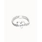 Pulsera UNOde50 Pálpito Mujer - Elástica Doble de Acero Bañada en Plata - Cuentas y Detalle Corazón | TALLA M | PUL2637MTL0000M Pulsera UNOde50 Pálpito Mujer - Elástica Doble de Acero Bañada en Plata - Cuentas y Detalle Corazón | TALLA M | PUL2637MTL0000M