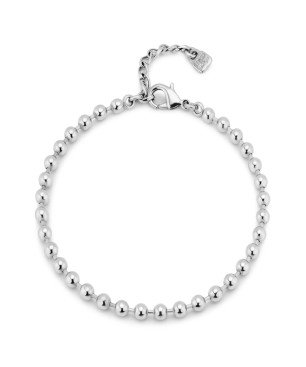 Tobillera UNOde50 Hazte UNO Mujer - Cadena con Cuentas de Acero Bañada en Plata | 22-25 cm | TOB0030MTL0000U