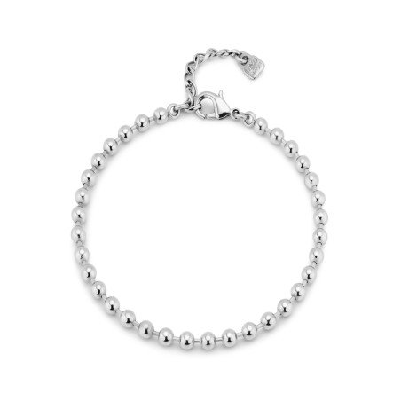 Tobillera UNOde50 Hazte UNO Mujer - Cadena con Cuentas de Acero Bañada en Plata | 22-25 cm | TOB0030MTL0000U