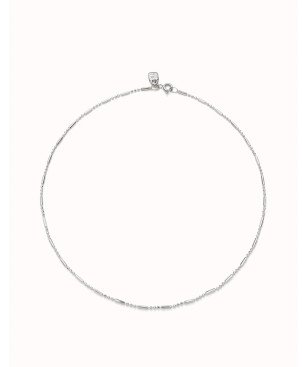 Collar UNOde50 Hazte Uno Mujer - Cadena Fina de Acero Bañada en Plata de Ley | TALLA L | COL1970MTL0000L