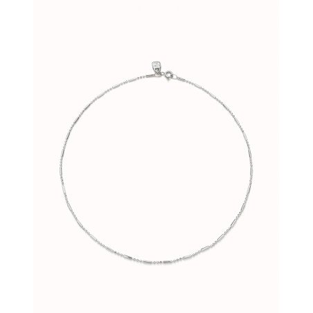 Collar UNOde50 Hazte Uno Mujer - Cadena Fina de Acero Bañada en Plata de Ley | TALLA L | COL1970MTL0000L