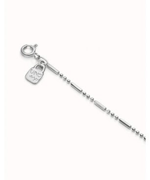 Collar UNOde50 Hazte Uno Mujer - Cadena Fina de Acero Bañada en Plata de Ley | TALLA L | COL1970MTL0000L