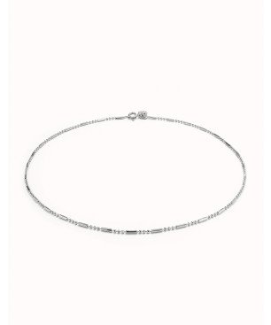Collar UNOde50 Hazte Uno Mujer - Cadena Fina de Acero Bañada en Plata de Ley | TALLA L | COL1970MTL0000L