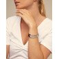 Pulsera UNOde50 Clásicos Cuero Unisex - Acero Bañado en Plata de Ley con Tiras de Cuero Marrón | TALLA M | PUL0856MARMTL0M Pulsera UNOde50 Clásicos Cuero Unisex - Acero Bañado en Plata de Ley con Tiras de Cuero Marrón | TALLA M | PUL0856MARMTL0M
