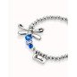 Pulsera UNOde50 Ser Rebelde Mujer - Bolas y Libélula Acero Baño en Plata de Ley - Cristales azules | TALLA L | PUL2475AZUMTL0L Pulsera UNOde50 Ser Rebelde Mujer - Bolas y Libélula Acero Baño en Plata de Ley - Cristales azules | TALLA L | PUL2475AZUMTL0L