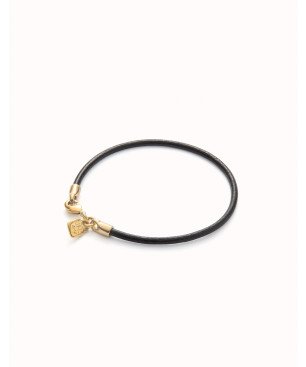 Pulsera UNOde50 Hazte UNO Mujer - Cuero con Cierre de Acero Bañado en Oro 18k - Charm NO Inlcuido | PUL2498ORO0000U