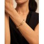Brazalete UNOde50 Mujer con Forma de Clavo Bañado en Oro de 18 Quilates Dorado PUL1821ORO0000L Brazalete UNOde50 Mujer con Forma de Clavo Bañado en Oro de 18 Quilates Dorado PUL1821ORO0000L