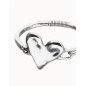 Pulsera UNOde50 Pálpito Mujer Semirrígida Bañada en Plata de Ley con Corazón Talla L PUL2639MTL0000M Pulsera UNOde50 Pálpito Mujer Semirrígida Bañada en Plata de Ley con Corazón Talla L PUL2639MTL0000M