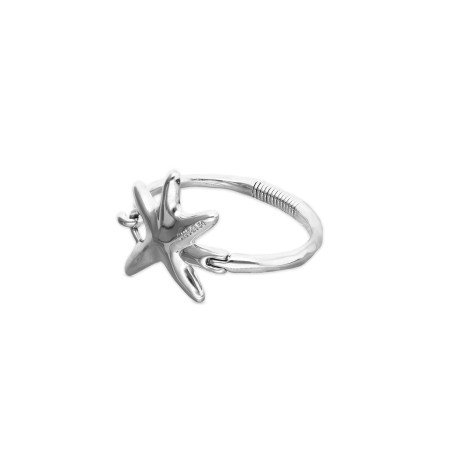 Pulsera UNOde50 Arcadia Mujer Abierta Bañada en Plata de Ley con Estrella de Mar PUL2644MTL0000M