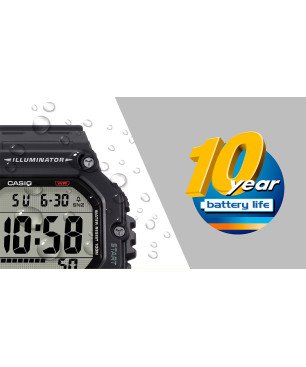 Reloj CASIO Hombre Deportivo - Digital Sumergible (100m) - AE-1600H-1AVEF