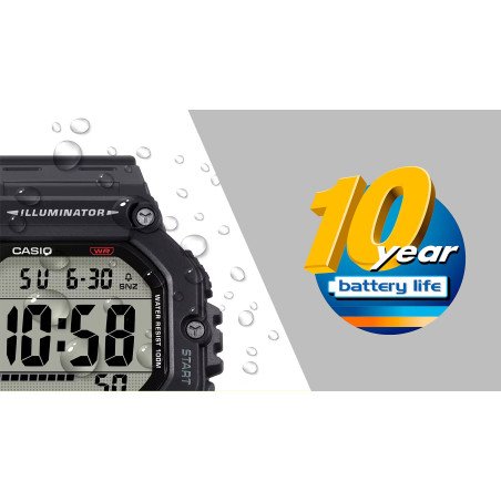 Reloj CASIO Hombre Deportivo - Digital Sumergible (100m) - AE-1600H-1AVEF