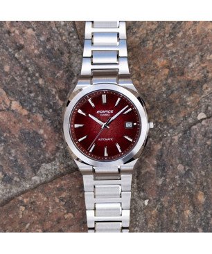Reloj CASIO EDIFICE EFK-200D-4AER Hombre Automático Acero Esfera Roja Degradada, Zafiro y 10 BAR