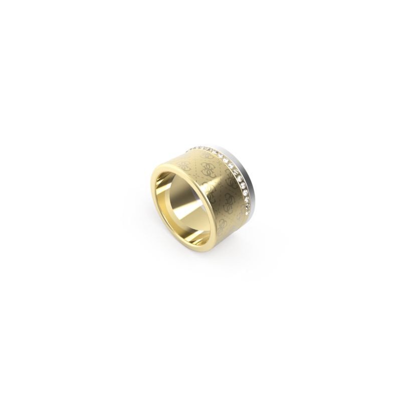 Anillo GUESS Round Harmony JUBR01169JWRHYG52 Mujer Acero Dorado y Plateado con Cristales Talla 52 Anillo GUESS Round Harmony JUBR01169JWRHYG52 Mujer Acero Dorado y Plateado con Cristales Talla 52
