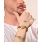 Pulsera GUESS Lion King JUMB05005JWYGS Hombre Acero Dorado con Cristales y Cabeza de León