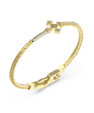 Pulsera GUESS Rebel Knight JUMB05078JWYGS Hombre Acero Dorado con Cristales y Daga